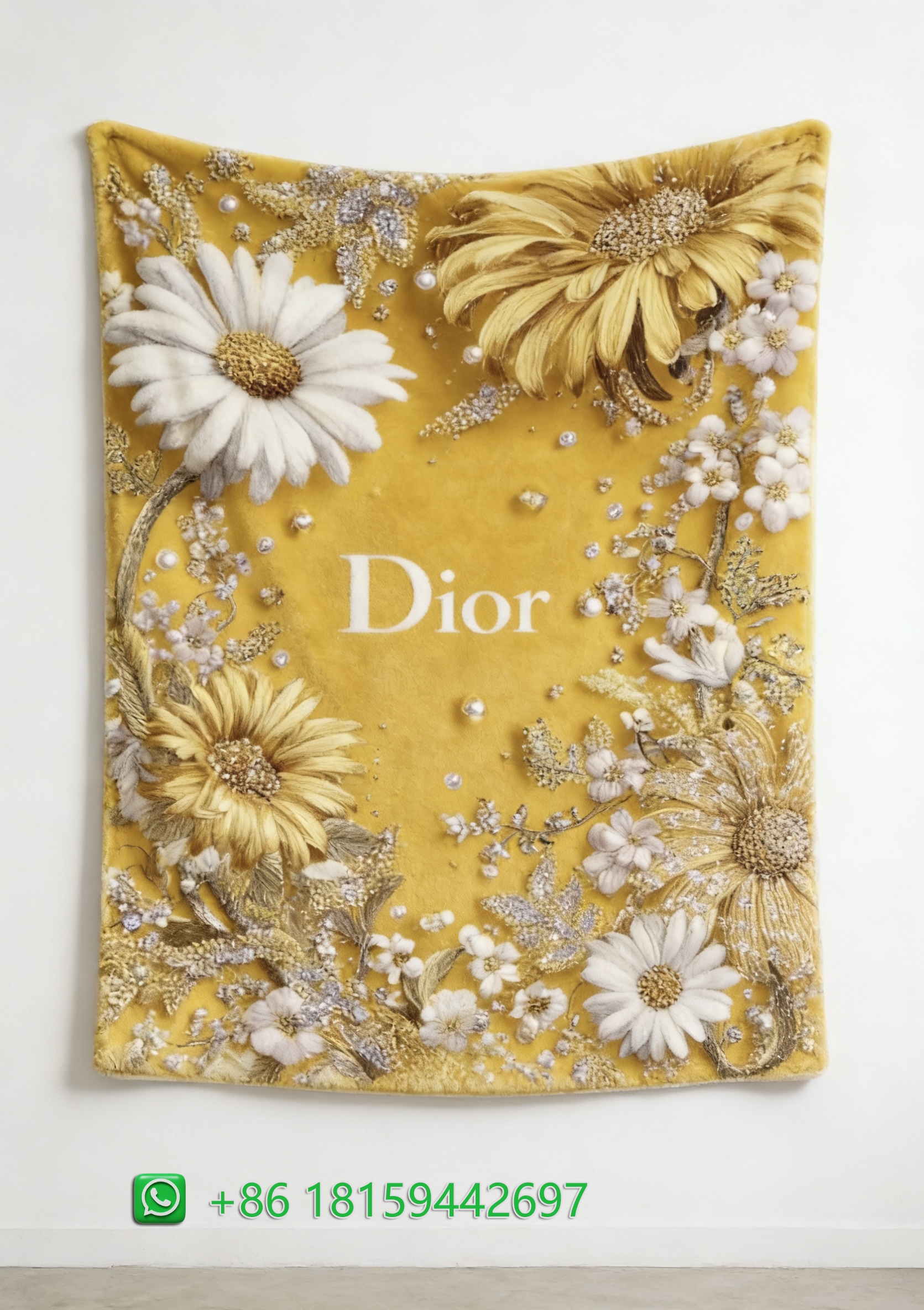 Dior Throw Blankets